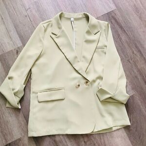 Elegant Cream Blazer for Women